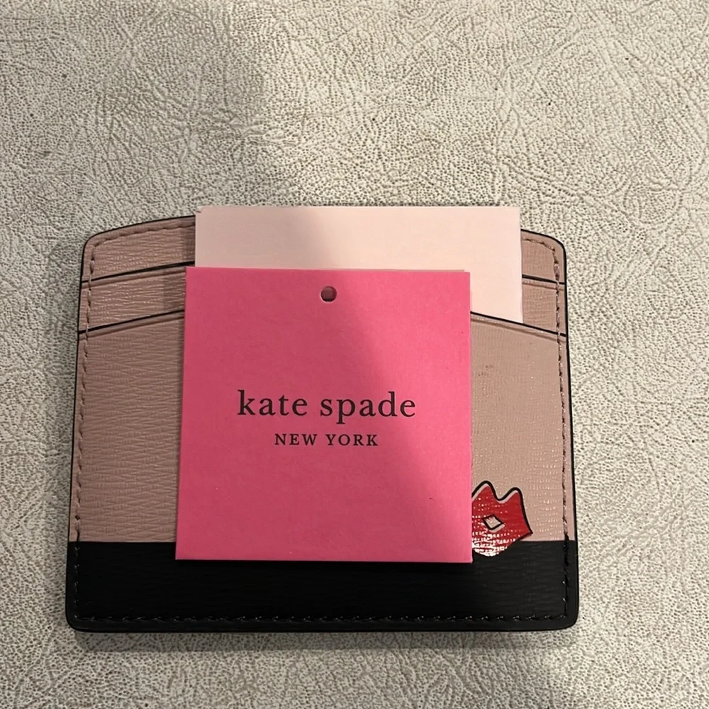 Kate spade x Disney Minnie Mouse card holder brand new